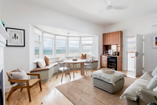 Inside of a property rental house lounge room
